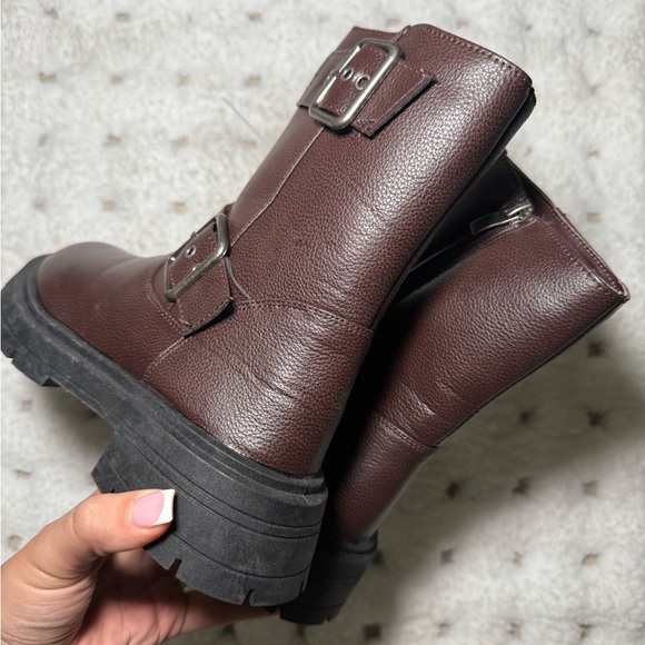 Wild diva | Osaka Lug Sole Combat Boot - Picture 6 of 7